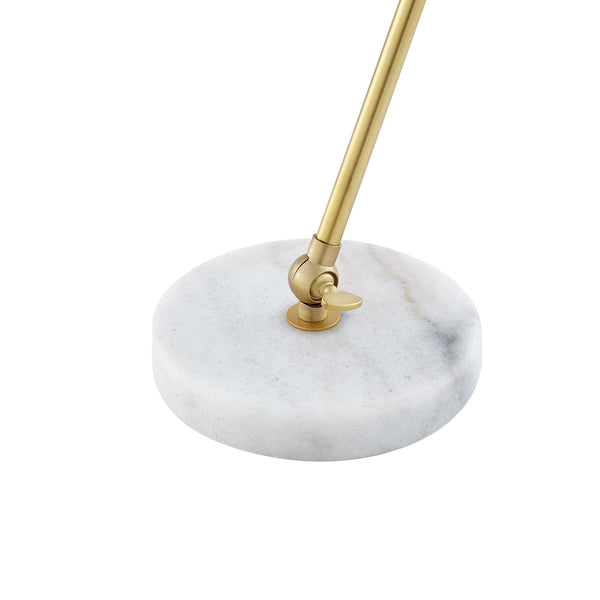 Homeroots 22" Black Iron Desk Table Lamp With Black Bell Shade Black  530934