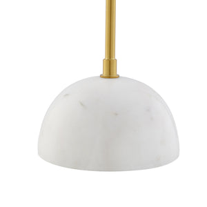 Homeroots 24" Black Iron Desk Table Lamp With Black Dome Shade Black  530938