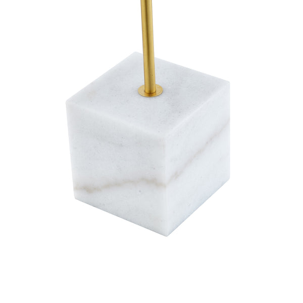 Homeroots 23" Black Iron Desk Table Lamp With Black Dome Shade Black  530942