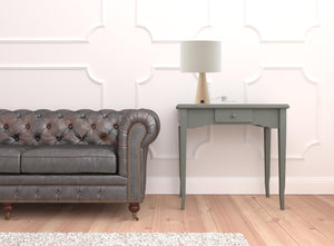 Homeroots 20" Beige Solid Wood Usb Table Lamp With Beige Drum Shade Beige  530946