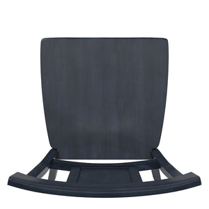 Lea Rubberwood Panel Back Dining Chair Set with Contoured Seat for Classic Rooms