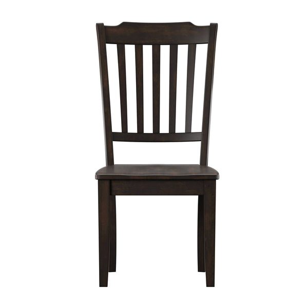 Lea Rubberwood Spindle Back Dining Chairs Set of Two Farmhouse Style Contoured Seat