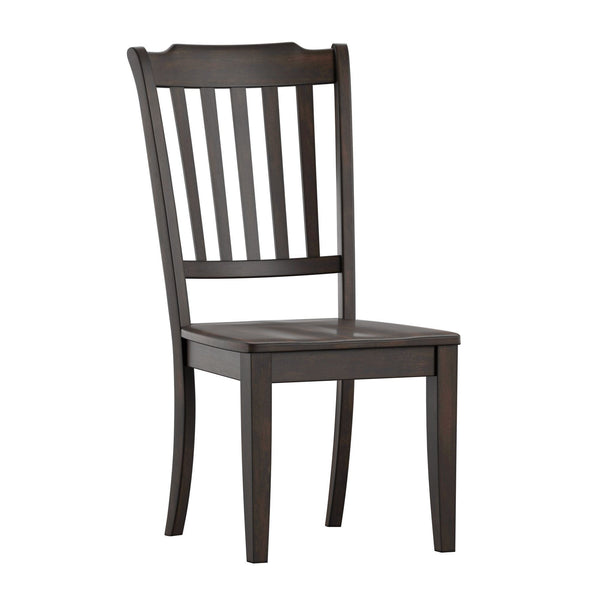 Lea Rubberwood Spindle Back Dining Chairs Set of Two Farmhouse Style Contoured Seat