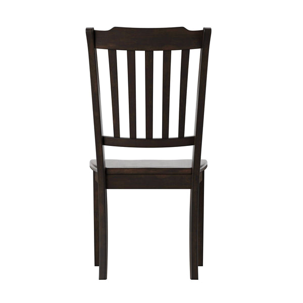 Lea Rubberwood Spindle Back Dining Chairs Set of Two Farmhouse Style Contoured Seat