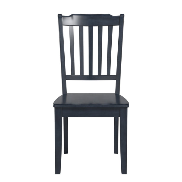 Lea Rubberwood Spindle Back Dining Chairs Set of Two Farmhouse Style Contoured Seat