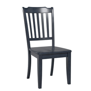 Lea Rubberwood Spindle Back Dining Chairs Set of Two Farmhouse Style Contoured Seat