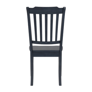 Lea Rubberwood Spindle Back Dining Chairs Set of Two Farmhouse Style Contoured Seat