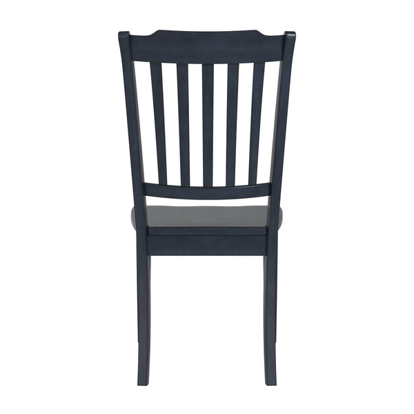 Lea Rubberwood Spindle Back Dining Chairs Set of Two Farmhouse Style Contoured Seat