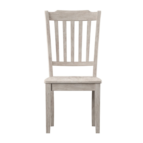 Lea Rubberwood Spindle Back Dining Chairs Set of Two Farmhouse Style Contoured Seat