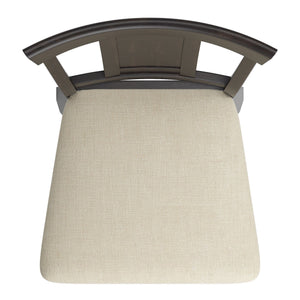 Lea Swivel Barstool Upholstered Panel Back Rubberwood Frame Kitchen Counter Seating