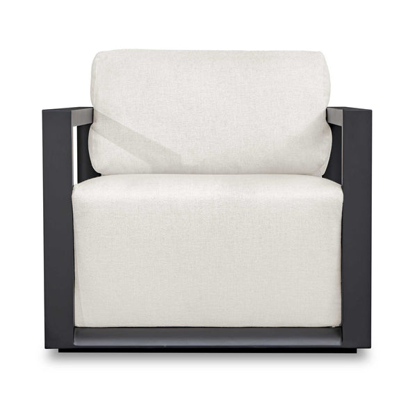 Uttermost Remsen Outdoor Lounge Chair with Durable Frame and Plush Cushion for Coastal Living