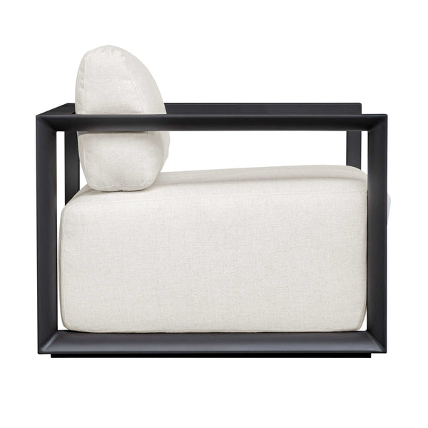 Uttermost Remsen Outdoor Lounge Chair with Durable Frame and Plush Cushion for Coastal Living