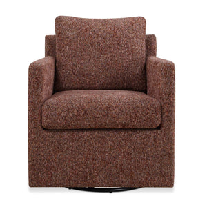 Uttermost Uttermost Tisdell Swivel Glider Accent Chair Plush Upholstered Seating for Modern Living Rooms Pink, Red 53112