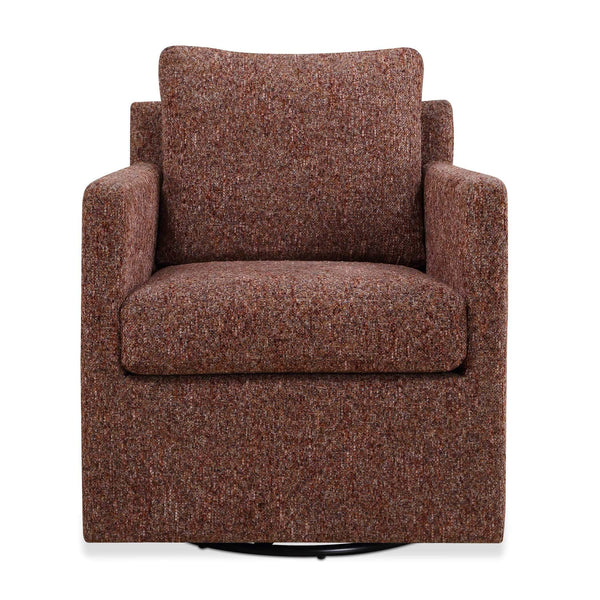 Uttermost Uttermost Tisdell Swivel Glider Accent Chair Plush Upholstered Seating for Modern Living Rooms Pink, Red 53112