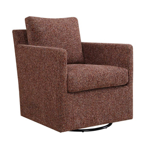 Uttermost Tisdell Swivel Glider Accent Chair Plush Upholstered Seating for Modern Living Rooms