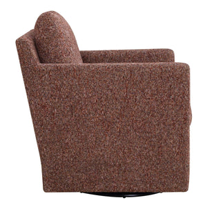 Uttermost Tisdell Swivel Glider Accent Chair Plush Upholstered Seating for Modern Living Rooms