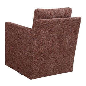 Uttermost Tisdell Swivel Glider Accent Chair Plush Upholstered Seating for Modern Living Rooms