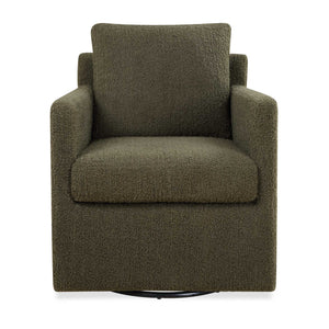 Uttermost Tisdell Swivel Glider Accent Chair Plush Upholstered Seating for Modern Living Rooms