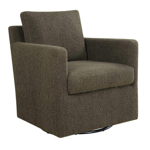 Uttermost Tisdell Swivel Glider Accent Chair Plush Upholstered Seating for Modern Living Rooms