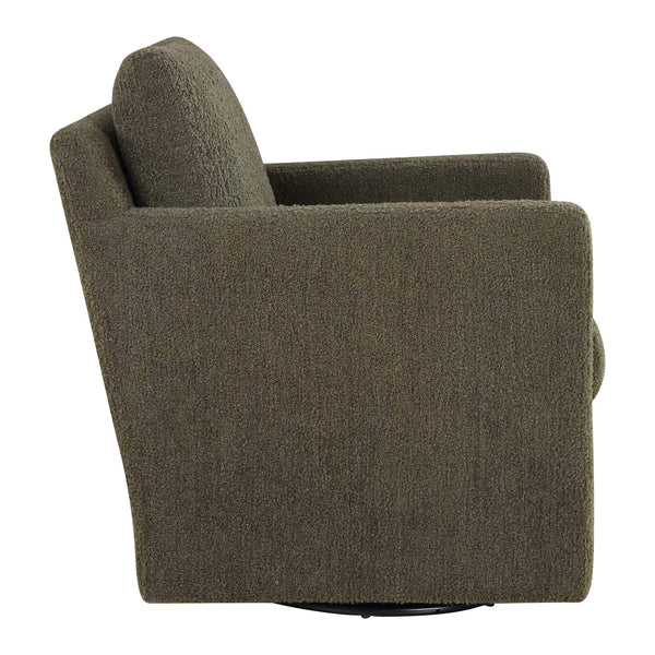 Uttermost Tisdell Swivel Glider Accent Chair Plush Upholstered Seating for Modern Living Rooms
