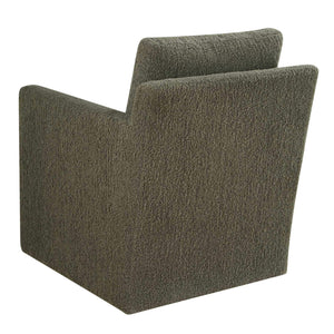 Uttermost Tisdell Swivel Glider Accent Chair Plush Upholstered Seating for Modern Living Rooms