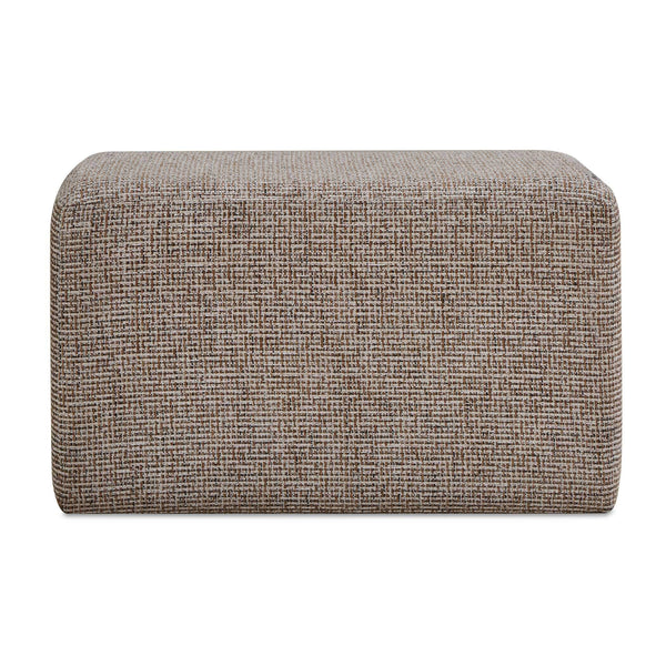 Uttermost Uttermost Kelce Checkered Woven Accent Ottoman for Living Room or Bedroom Seating 53115