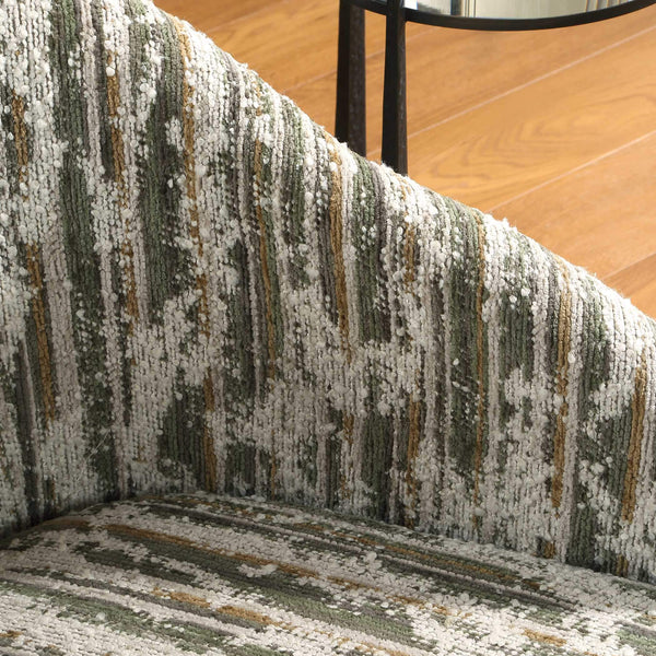 Uttermost Mari Barrel Back Boucle Swivel Accent Chair for Living Room