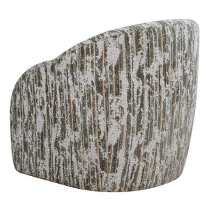 Uttermost Mari Barrel Back Boucle Swivel Accent Chair for Living Room