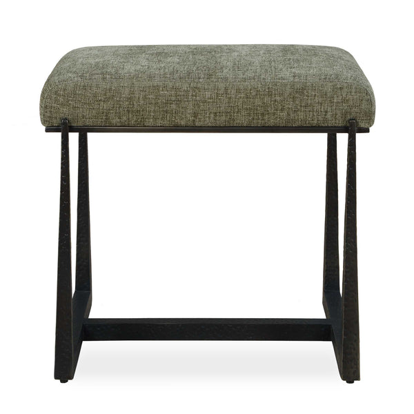 Uttermost Uttermost Upholstered Accent Bench with Antique Bronze Iron Legs for Bedroom or Entryway 53120