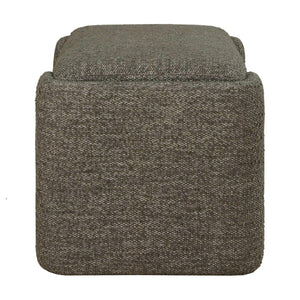 Uttermost Angus Sculptural Boucle Accent Bench with Kale Green Upholstery