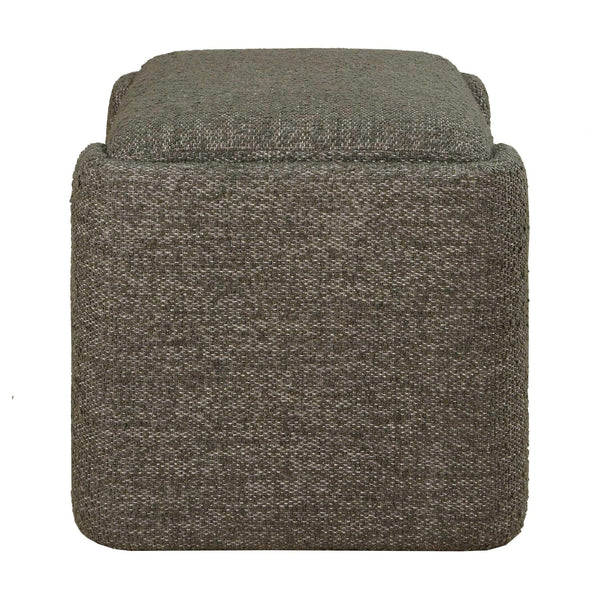 Uttermost Angus Sculptural Boucle Accent Bench with Kale Green Upholstery