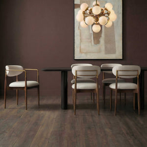 Uttermost Moxie Velvet Dining Chair Solid Wood Frame with Brushed Brass Accents