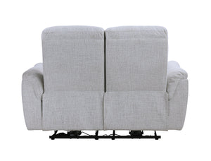 English Elm Eastre Gray Chenille Power Motion Loveseat with USB & Type-C Ports, Pocket Coil Seats, 42" Width B2726P375947
