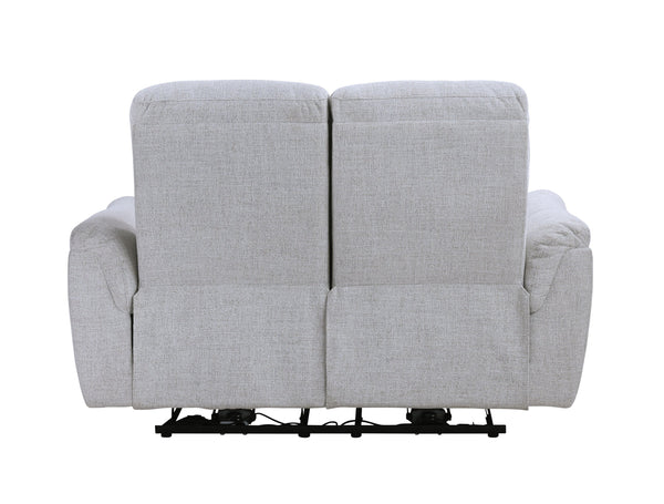 English Elm Eastre Gray Chenille Power Motion Loveseat with USB & Type-C Ports, Pocket Coil Seats, 42" Width B2726P375947