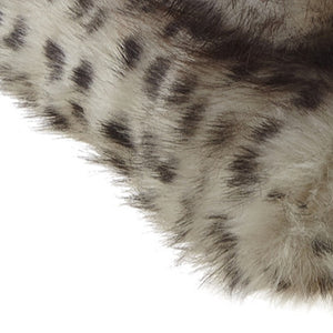 Homeroots 60" X 50" Brown Knitted Polyester Animal Print Throw Blanket Brown Cheetah Polyester 531406