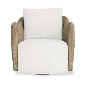 Uttermost Uttermost Outdoor Wicker Swivel Lounge Chair with All-weather Cushioned Seating 53142