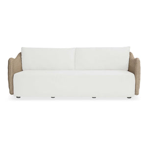 Uttermost Uttermost Sunset Hand-woven All-weather Wicker Outdoor Sofa with Plush Acrylic Cushions 53143