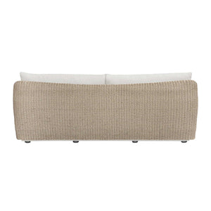 Uttermost Sunset Hand-woven All-weather Wicker Outdoor Sofa with Plush Acrylic Cushions