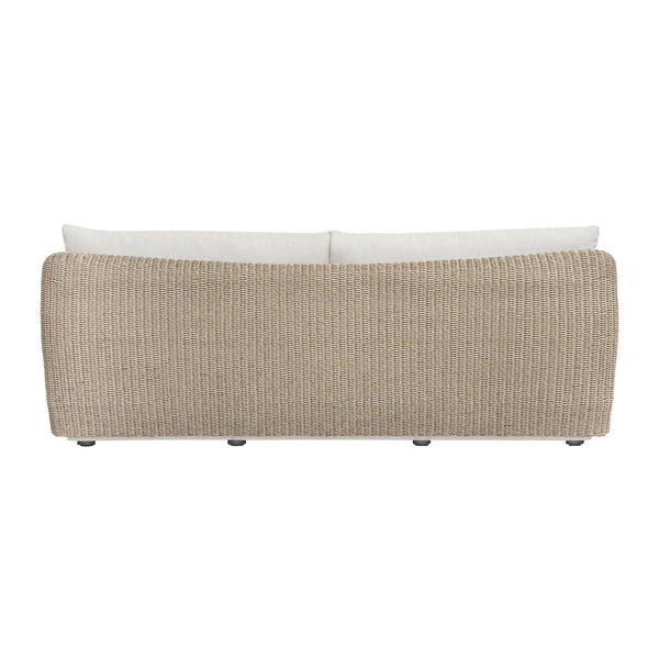 Uttermost Sunset Hand-woven All-weather Wicker Outdoor Sofa with Plush Acrylic Cushions