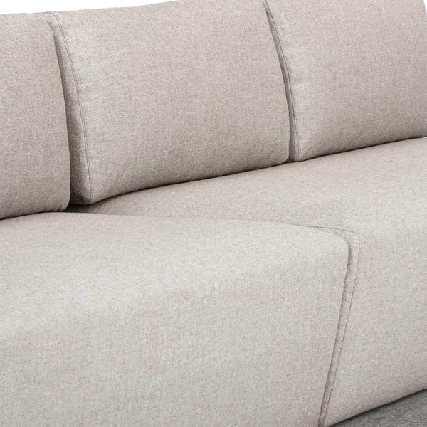 Uttermost Remsen Sculptural Outdoor Sofa with Weather-resistant Cushions for Patio Lounging