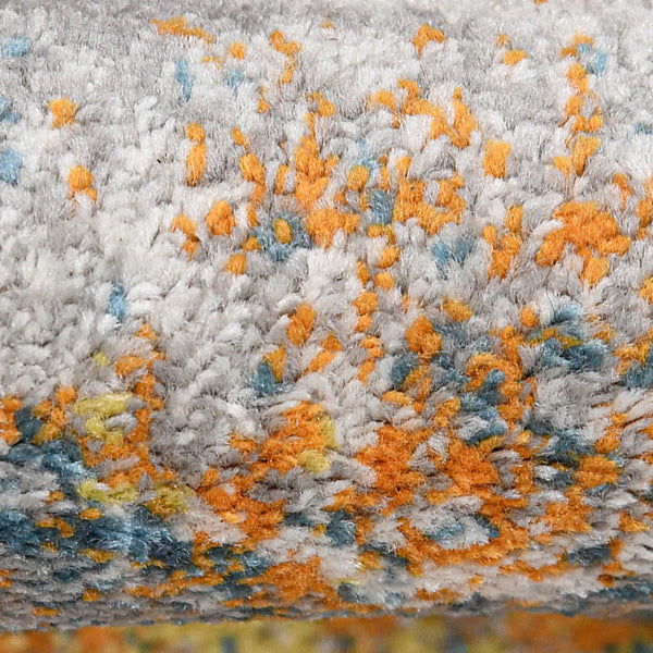 Homeroots 9' X 12' Pink And Orange Abstract Power Loom Area Rug  Polypropylene 531526