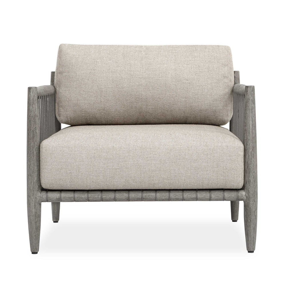 Uttermost Uttermost Borneo Mahogany Rope Outdoor Lounge Chair with Sunbrella Cushions 53152