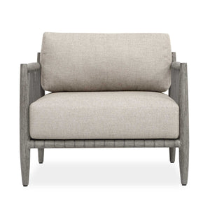 Uttermost Uttermost Borneo Mahogany Rope Outdoor Lounge Chair with Sunbrella Cushions 53152