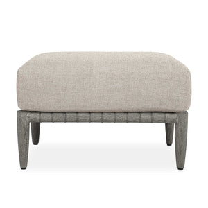 Uttermost Uttermost Borneo Mahogany Rope Accent Outdoor Ottoman with Sunbrella Cushion 53153