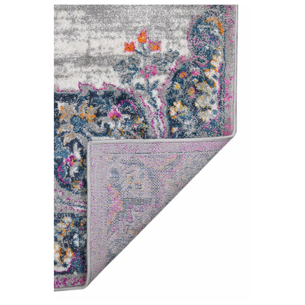 Homeroots 8' X 11' Pink Medallion Power Loom Area Rug  Polypropylene 531566