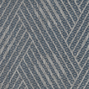 Homeroots 6' Gray And Blue Geometric Stain Resistant Area Rug – Perfect For Indoor And Outdoor Spaces! Blue Polypropylene 531610