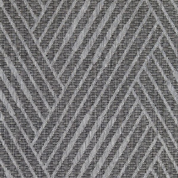 HomeRoots 8' Contemporary Gray and Blue Geometric Indoor Outdoor Area Rug – Durable, Stain-Resistant Design Fossil Gray 9' x 12' 531614