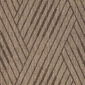 HomeRoots 8' Contemporary Gray and Blue Geometric Indoor Outdoor Area Rug – Durable, Stain-Resistant Design Beige 6'6" x 9'10" 531624