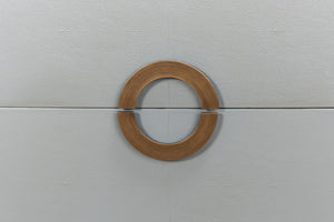 Sarreid Gabriella Night Stand In Storm Grey - Luxurious Embossed Shagreen Leather With Solid Hardwood Feet Grey  53163