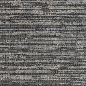 Homeroots 9' X 12' Brown And Ivory Striped Stain Resistant Indoor Outdoor Area Rug Iron Polypropylene 531670